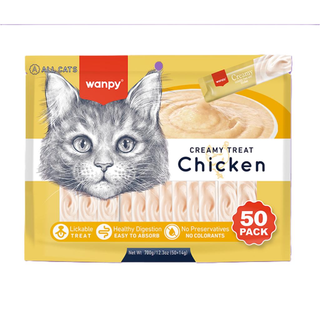 Petisco cremoso wanpy